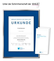 Wrigley Prophylaxe Preis 2013 Urkunde