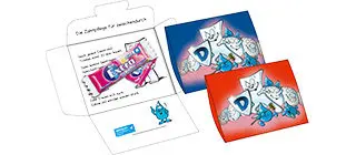 Kinder Kaugummi im Dentiman-Design